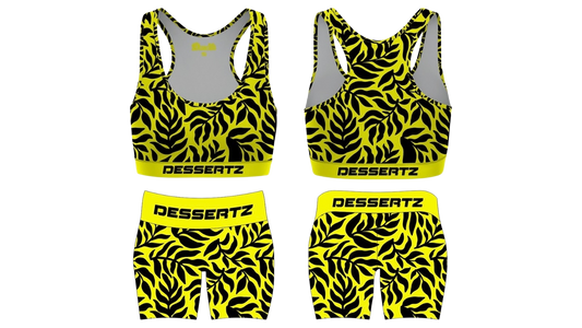 WOMENS BLACK & YELLOW SET