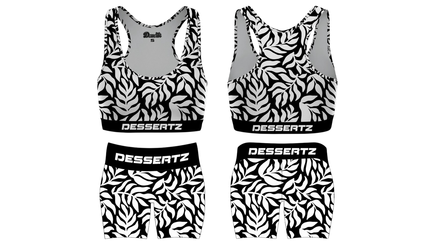 WOMENS BLACK & WHITE SET
