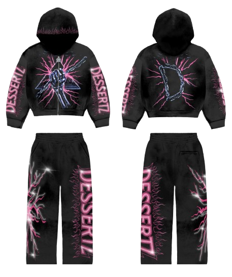 Lightning Hoodie Set