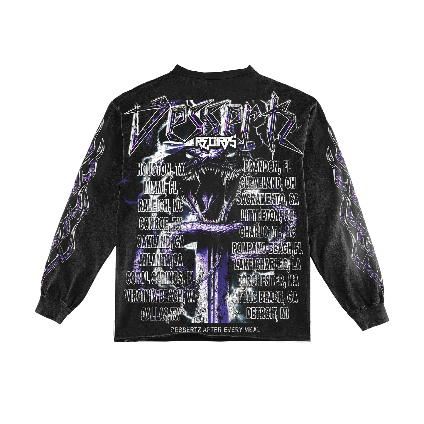 Purple Skull & Snake