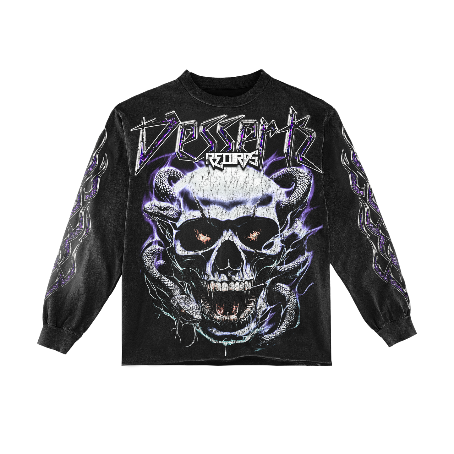 Purple Skull & Snake